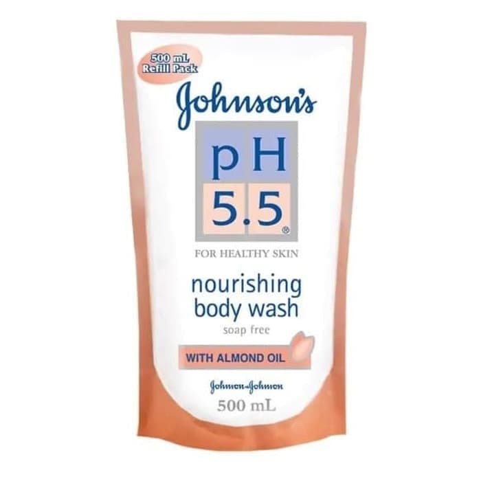 Johnson's pH 5.5 Almond Oil Body Wash Refill (500ml)