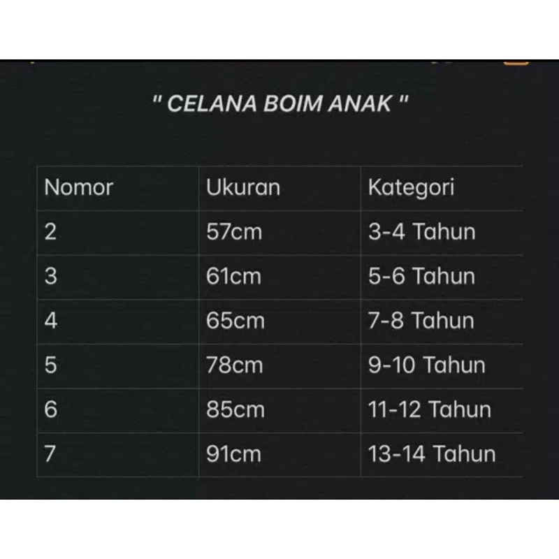 Celana Boim anak-celana anak-celana batik-celana adat betawi anak