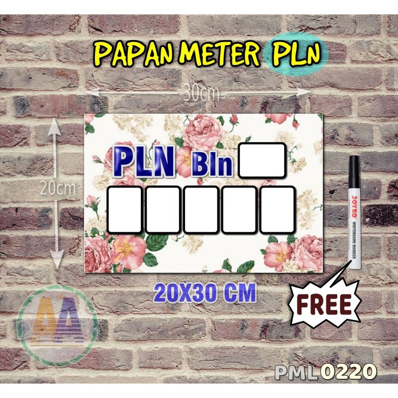 

Papan Meter Listrik PLN PAM motif Unik - Shabby 20 - Toko2A