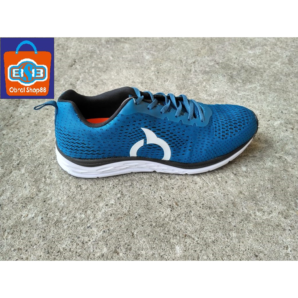 SEPATU SANTAI JOGGING RUNNING STYLES ORTUSEIGHT VECTOR ORIGINAL NAVY