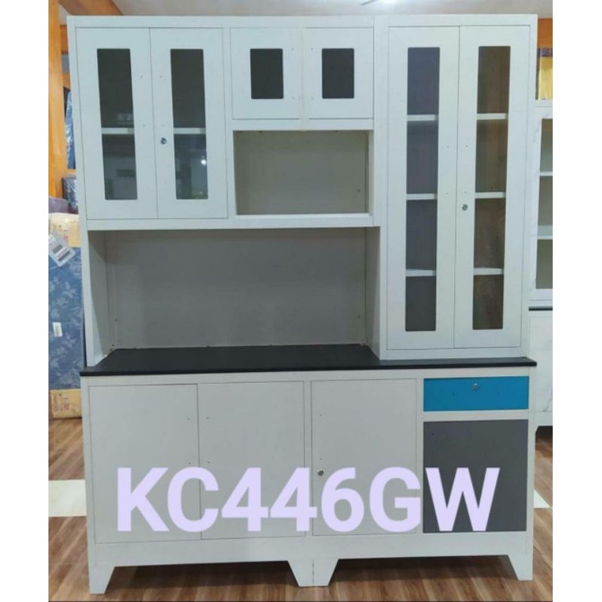 Kitchen set Besi 160 / Lemari Dapur Besi / Rak Dapur Besi