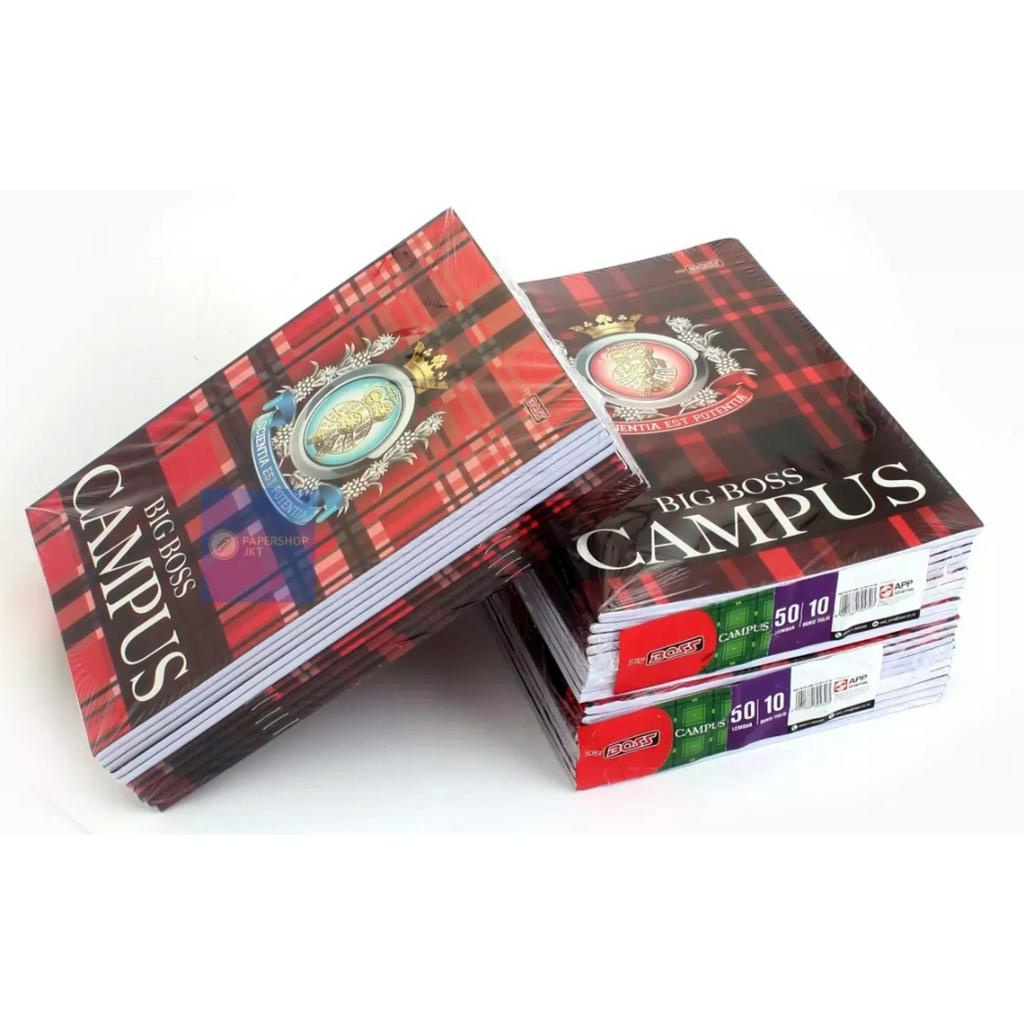 

(10 BUKU / 1 PAX) Buku Tulis Sidu Big Boss Campus Isi 50 Lembar / Bigboss Campuss 50 Lbr / Buku