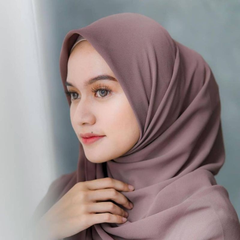 PASHMINA SQUARE CERUTY PREMIUM / PASMINA SEGITIGA / PASMINA SQUARE  ANTEM ANTI TEMBEM PART 1-4