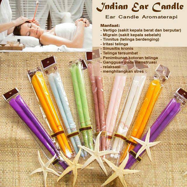 [1 Pack isi 50 pasang ] Ear Candle Indian Original Terapi Telinga isi 100 PCS