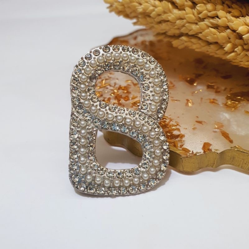 Brooch Buttonscarves KW / Bross Buttonscarves KW / Bross Button KW-06 Silver