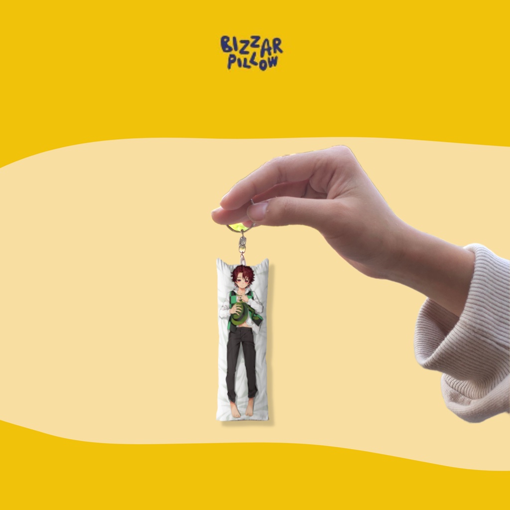 Bizzarpillow Gantungan Kunci Dakimakura Anime Custom BZ301