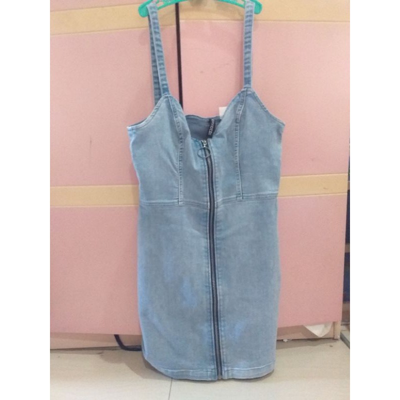 [Ready stock]dress h&m baru/dress denim hnm/h&M/ori h&m/baju hnm/terusan denim
