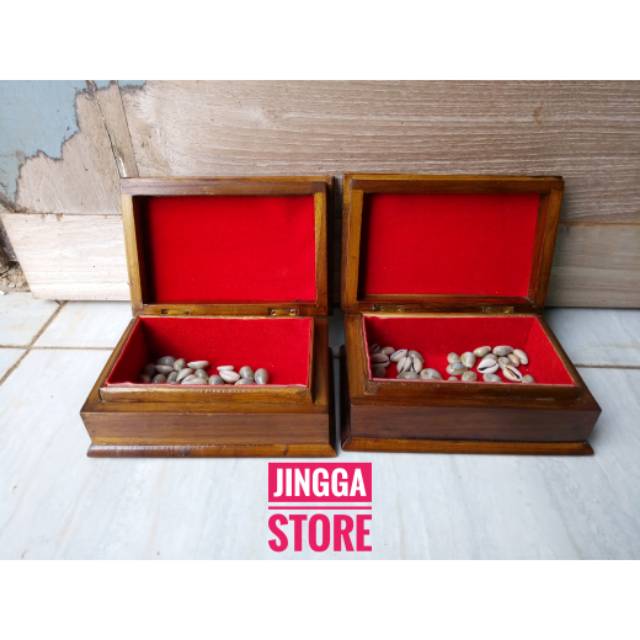 Kotak Cincin Kotak Perhiasan Motif Ukir