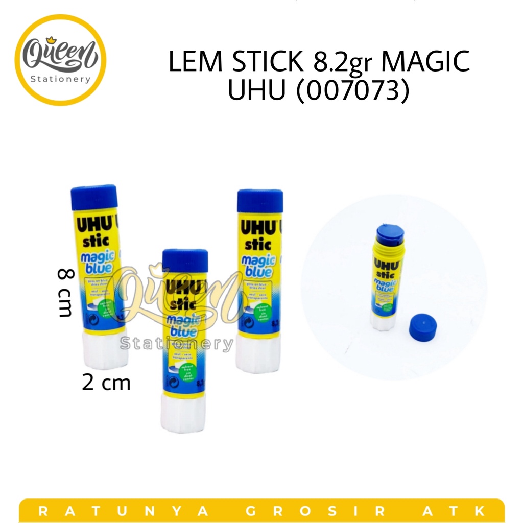

1 PCS LEM STICK MAGIC 8.2GR UHU / LEM STICK / LEM UHU / GLUE STICK (007073)