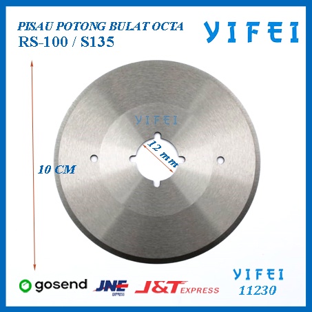 Pisau Mesin Potong Kain Bulat OCTA YIFEI-11230/RS-100 S135