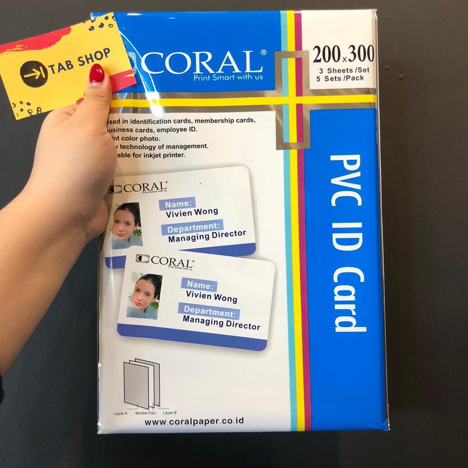 

Harga Hemat CORAL PVC ID CARD