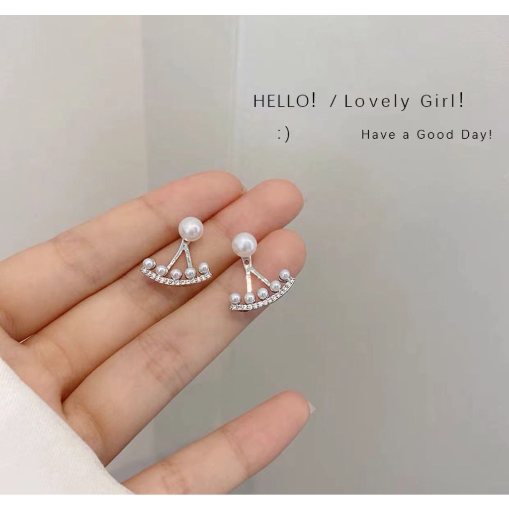 Anting fashion korea silver model ayunan premium quality A023