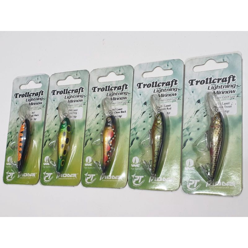 Lure PIONEER TROLLCRAFT LIGHTNING MINNOW 5cm / 4gram / FLOATING