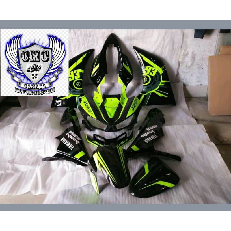 Full set modif R15v2 Hitam lis stabilo