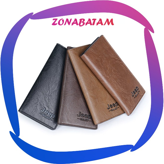 ❤️ZB❤️ D007 DOMPET JEEP PANJANG KULIT Pria Wanita Murah Panjang Batam ORI KEREN PURSE Cowok Cewek