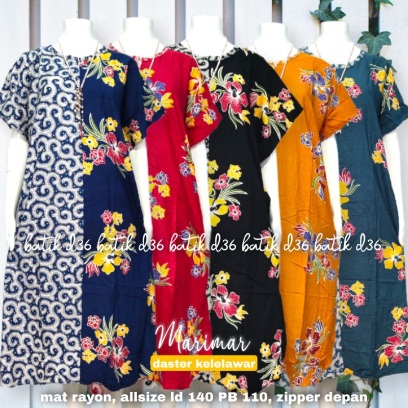 Baju Tidur Daster_Kelelawar_Marimar Dress Jumbo Bahan Rayon Super