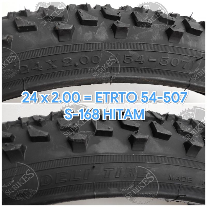 Ban Luar 24 x 2.00 (54-507) Sepeda MTB Minion Mini. DELI TIRE SWALLOW