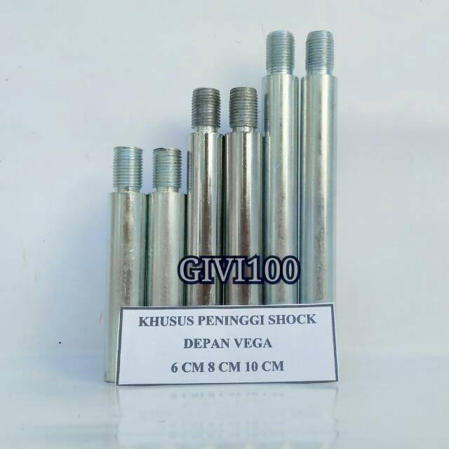 jual peninggi suling sambung pangkon shock depan motor yamaha vegar vegazr vega r zr new old vega