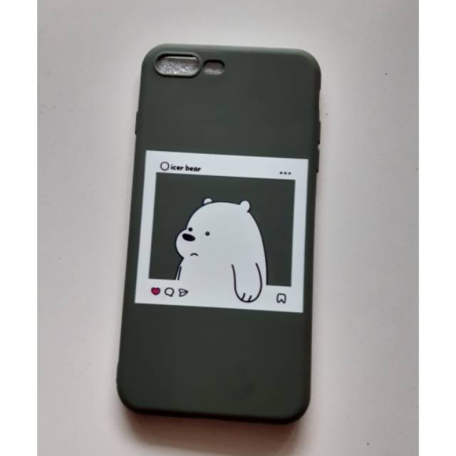 Silicon Case (We bear bears) Iphone7plus/8plus/Oppo F11