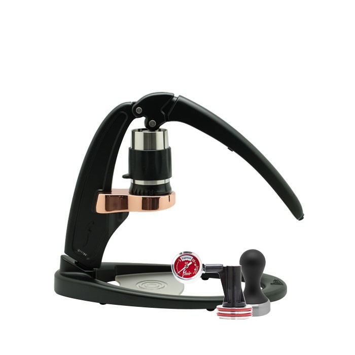 Flair - Espresso Maker (Signature Black) with Pressure Kit and Tamper