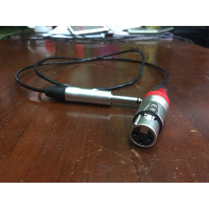 Jack akai mono ke xlr female canon cewe ke akai mono. akay mono 1meter