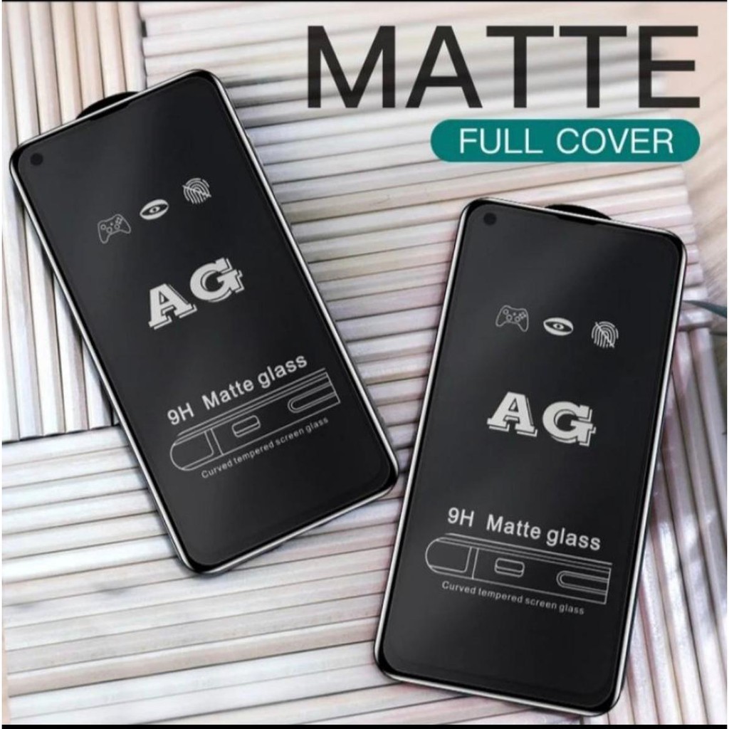 Tempred Glass AG Glare Matte Anti Minyak Black For Samsung  M23/A23/ A13 4G/A13 5G/ M32/M22/A12/A51/A71/A22 4G/A22 5G/A32 4G/A32 5G-0
