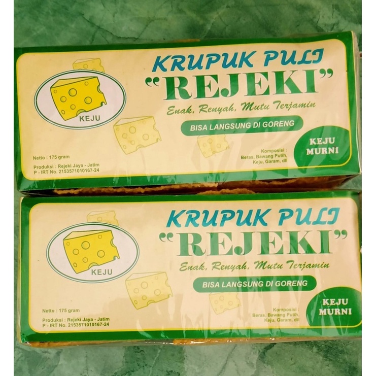 

Kerupuk Puli “Rejeki” Khas Madiun (175 gram) - Rasa Keju