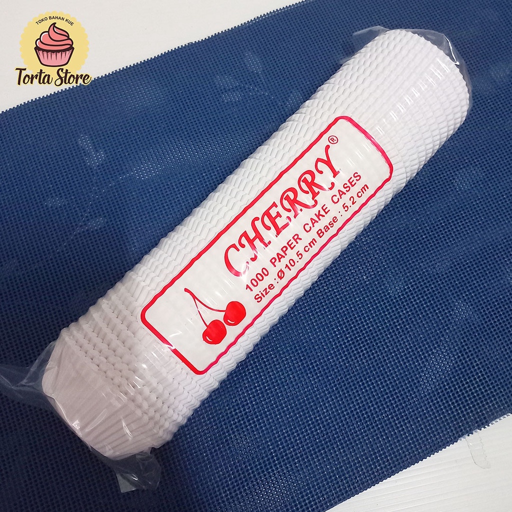 Cherry Paper Cake Cases Paper Cup Bolu Kukus 10.5cm PUTIH