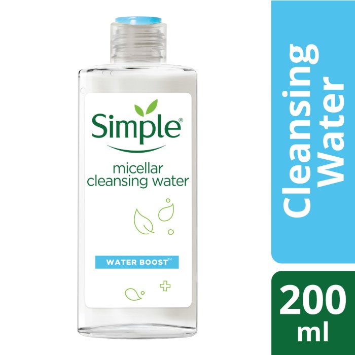 SIMPLE WATER BOOST MICELLAR CLEANSING WATER 200ML