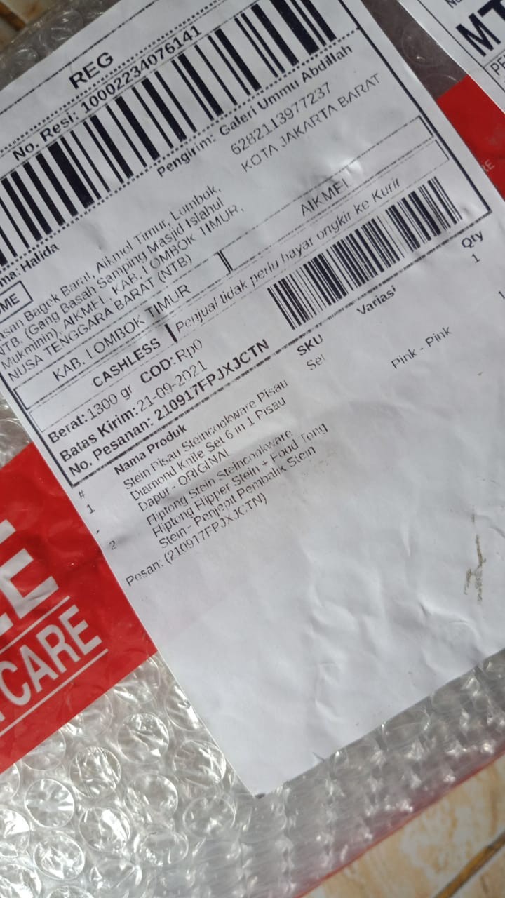 Stein Pisau Steincookware Pisau Diamond Knife Set 6 In 1 Pisau Dapur - Original