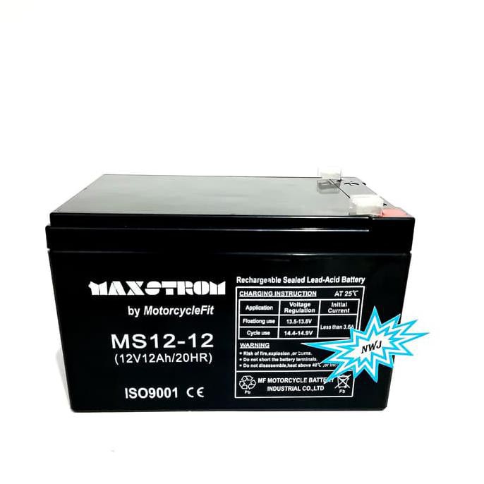 Aki 12v-12Ah, 6DZM12, 6DZM14 Aki Kering Sepeda Listrik Selis,Timbangan