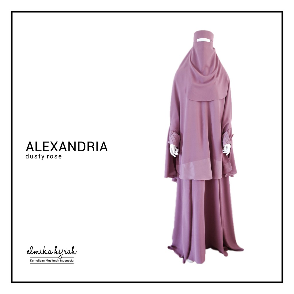 Alexandria 4 Set warna Dusty Rose by Elmika Hijrah at Alexandria 4 Set warna Dusty Rose by Elmika Hijrah at