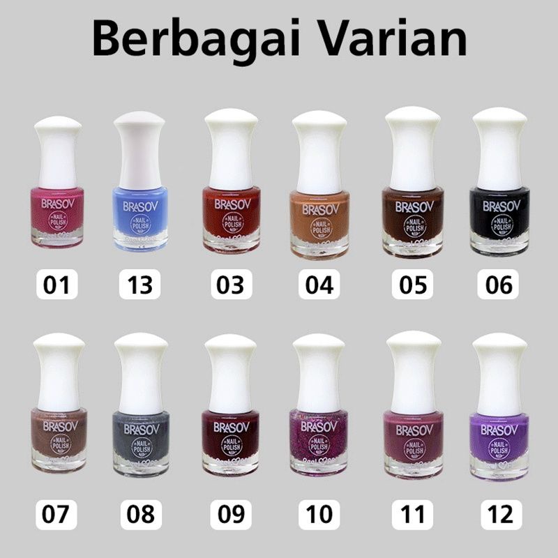 Kutek Halal Pell off Brasov / Cat Kuku Kupas 12 Pcs 9 ML BPOM