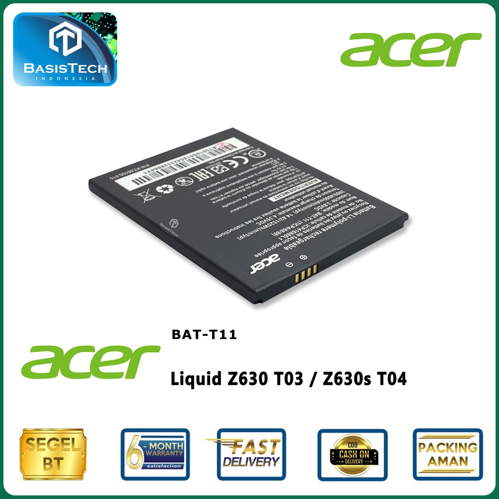 BATERAI ACER Z630 T03 Z630s T04 BAT-T11 - ORI99 GOOD QUALITY