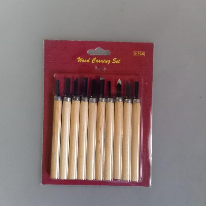 

Ready stock] alat pahat ukir kayu set isi 10 wood carving chisel set cukil kayu