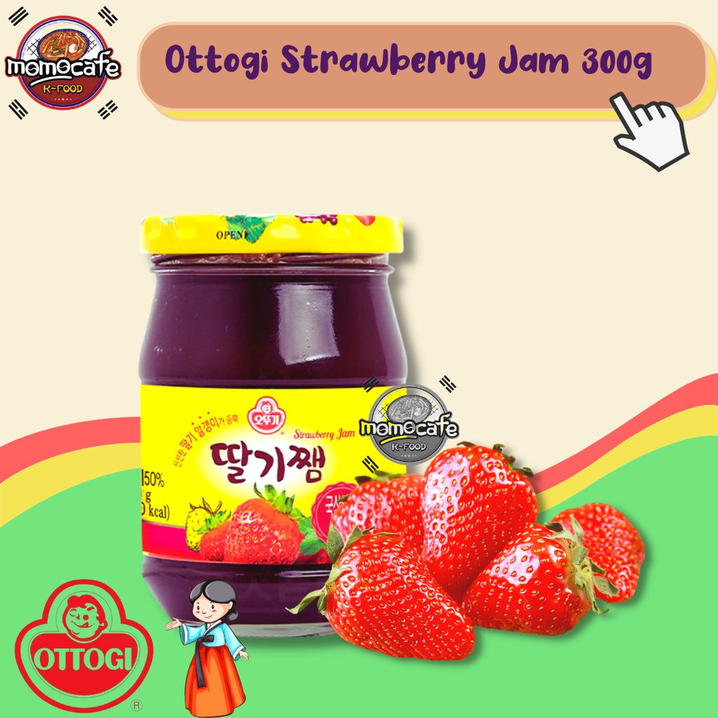 

Ottogi Strawberry Jam Selai Strawberry Korea 300gr