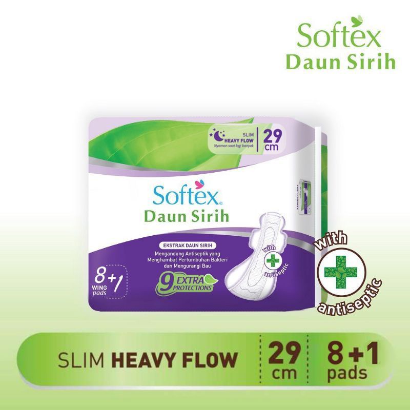 SOFTEX DAUN SIRIH 29cm isi 8+1