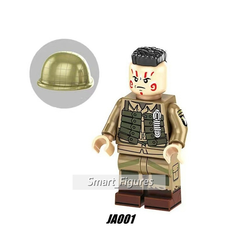 Koleksi Minifigures US Marine Corps WWII U.S. Action Figure Tentara Medikal Mini Untuk Hadiah