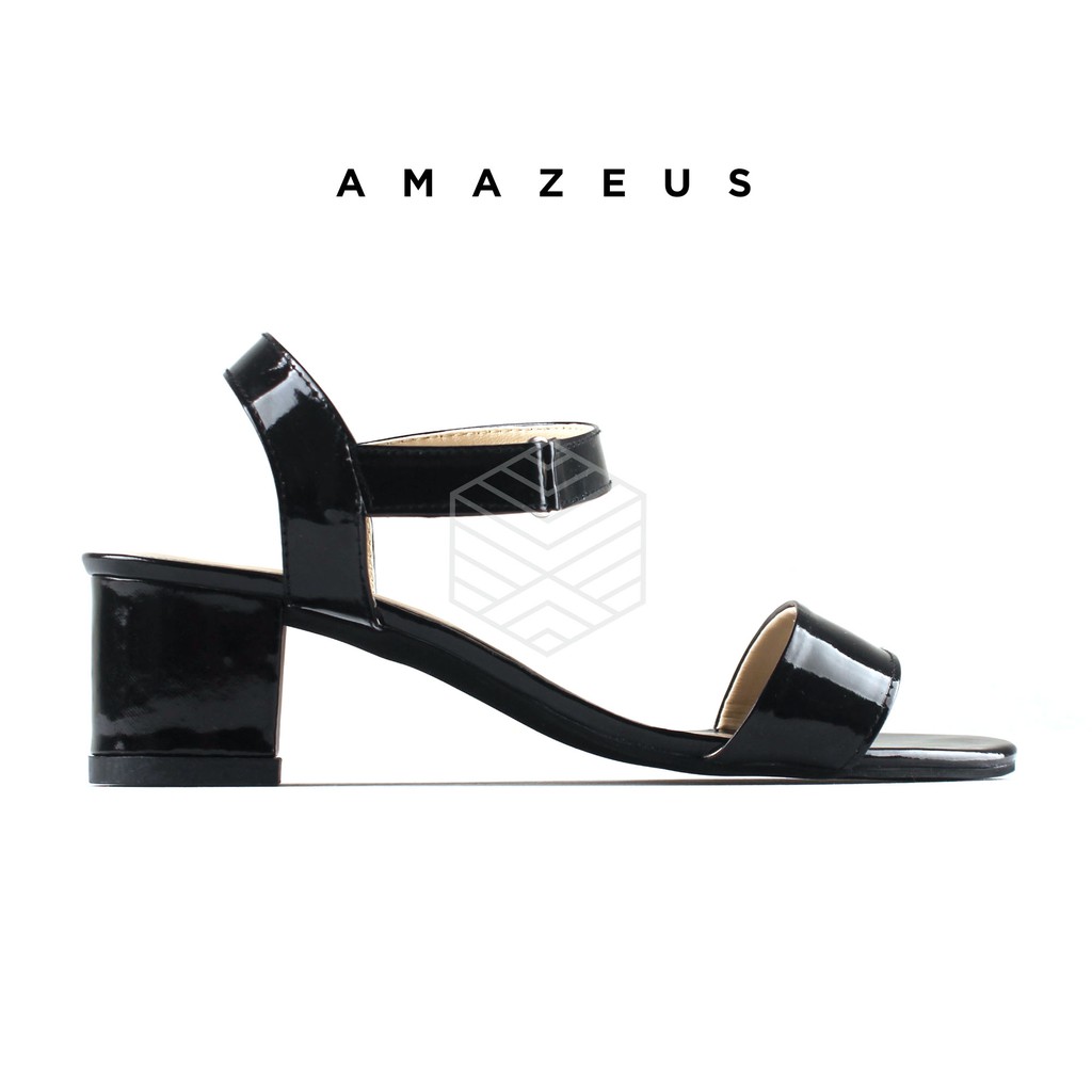 Amazeus MAULINA Block Heels Hak Tahu Chunky Wanita | Shopee Indonesia