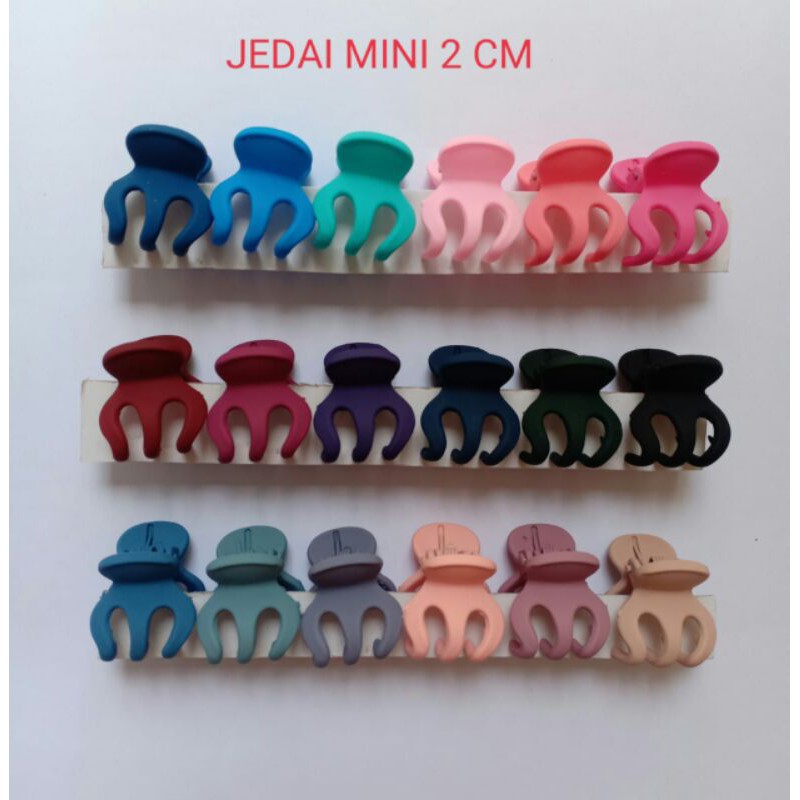 JEDAI DOFF ORI BANGKOK 2cm Premium / Jepit Rambut / Jedai Doff Mini