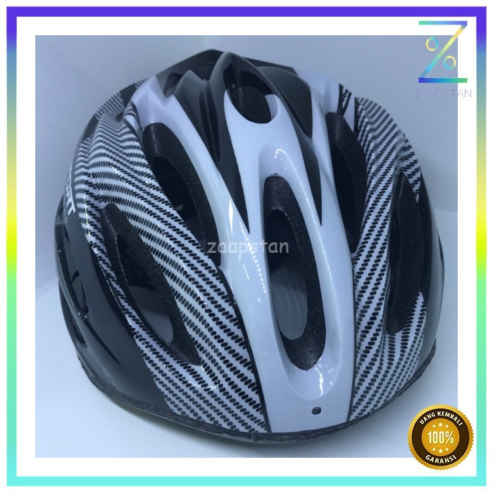TaffSPORT Helm Sepeda EPS Foam PVC Shell - x10 - Gray