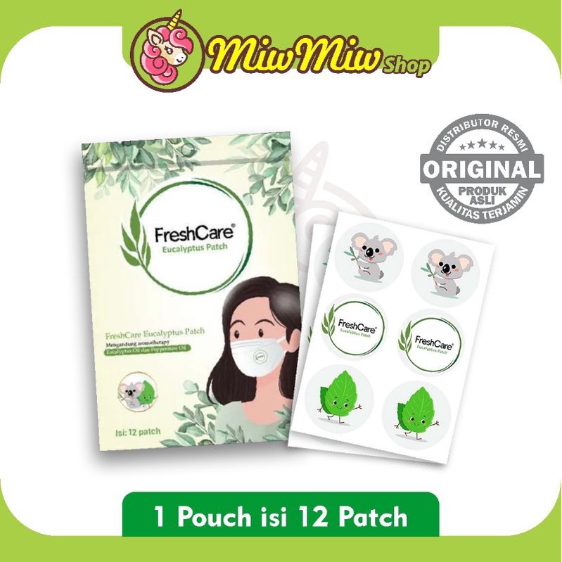 FreshCare Fresh Care Tempel Eucalyptus Patch isi 12 Patch per Pouch