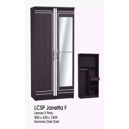 OLYMPIC LEMARI PAKAIAN 2  MINIMALIS - LCSP JANETTA F
