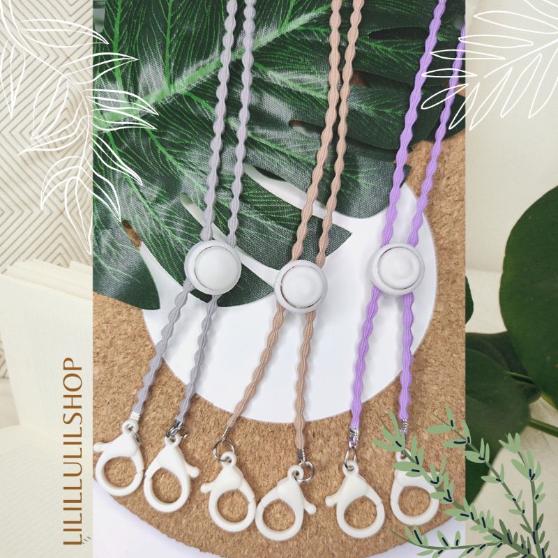 [TALI PADI] - STRAP MASK HIJAB KALUNG MASKER HIJAB TALI MASKER HIJAB TALI MASKER STRAP MASKER