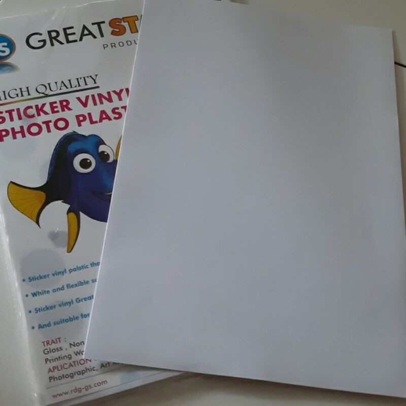 

Vinyl sticker kertas foto A4 120gsm
