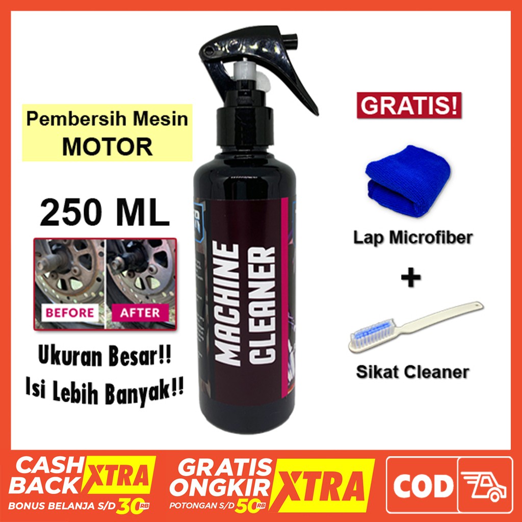 PEMBERSIH MESIN MOTOR MOBIL MACHINE CLEANER PENGHILANG KARAT KERAK BLOK MESIN KNALPOT VELG CVT