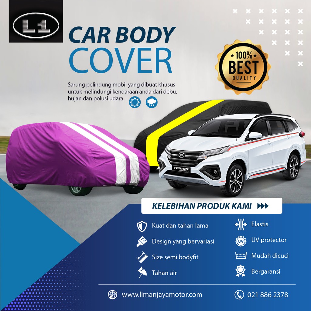 Cover Mobil Rush/Terios/Xpander/Grand Livina/CRV/HRV