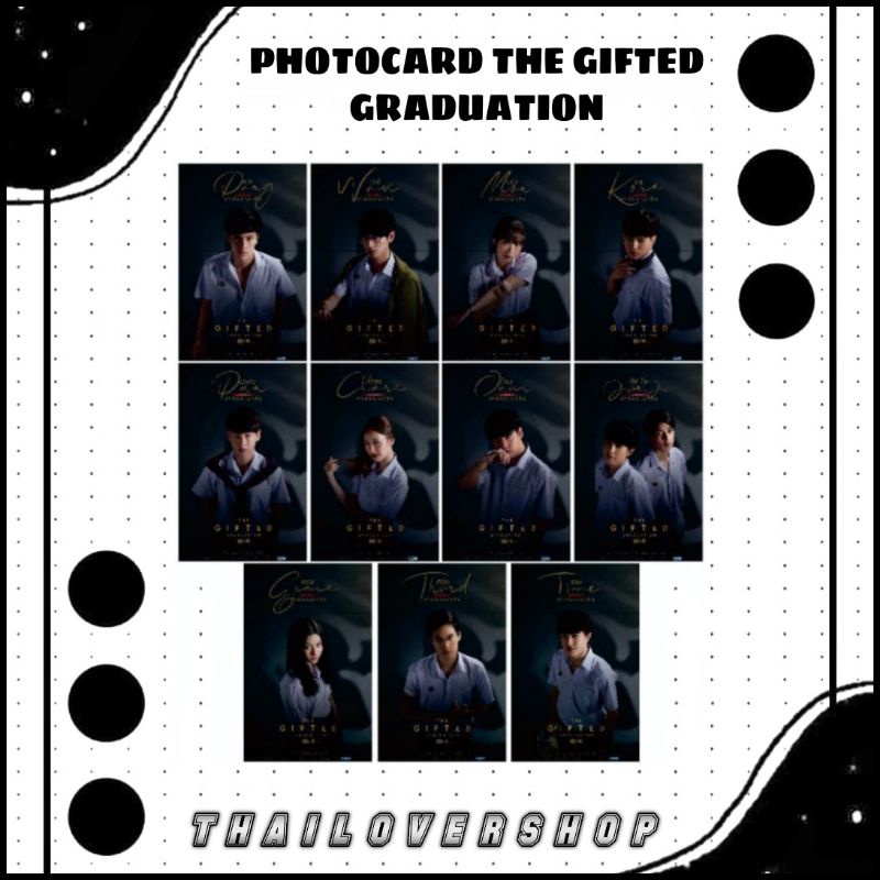 PHOTOCARD THE GIFTED GRADUATION SERIES RAIKANTOPENI THAI ACTOR GMM BOYS GMMTV