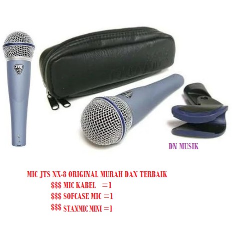 MIC KABEL JTS NX 8 MICROPHON KABEL ORIGINAL