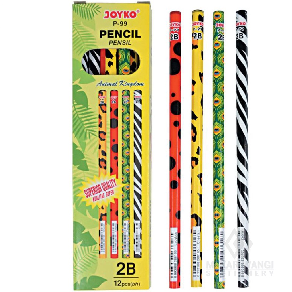 

Pensil 2B P-99 Animal Joyko 1Pcs / 1 Box 12pcs